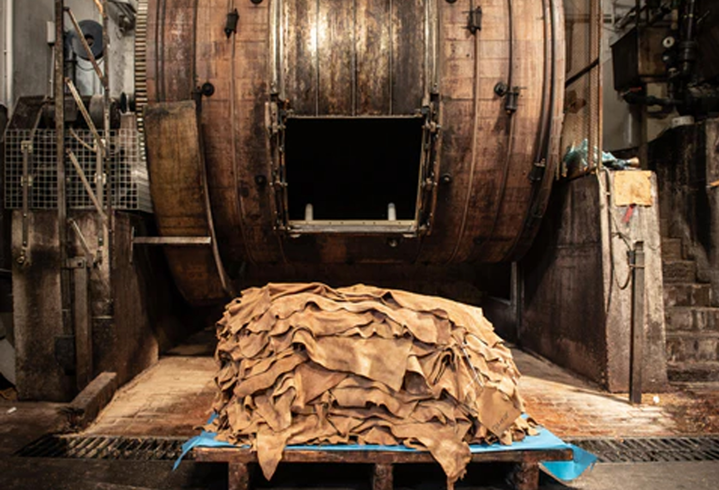 Premium leather processing and tanning for boxing and MMA equipment manufacturing at EvoXgear.